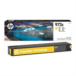 Картридж струйный HP (F6T83AE) PW Pro 477dw/452dw, №973X, желтый, увеличенный ресурс 7000 страниц, оригинальный - фото 13116388