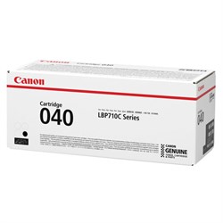 Картридж лазерный CANON (040BK) i-SENSYS LBP710Cx/LBP712Cx, оригинальный, черный, ресурс 6300 страниц, 0460C001 - фото 13116420