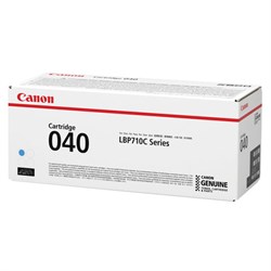 Картридж лазерный CANON (040С) i-SENSYS LBP710Cx/LBP712Cx, оригинальный, голубой, ресурс 5400 страниц, 0458C001 - фото 13116421