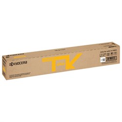 Тонер-картридж KYOCERA (TK-8115Y) M8124cidn/M8130cidn, желтый, ресурс 6000 стр., оригинальный, 1T02P3ANL0 - фото 13116663