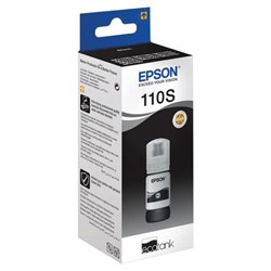 Чернила EPSON 110S (C13T01L14A) для СНПЧ EPSON M1100 / 1120 / 2140, черные, ОРИГИНАЛЬНЫЕ - фото 13116694