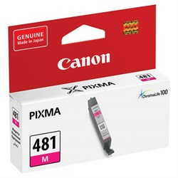 Картридж струйный CANON (CLI-481M) для PIXMA TS704 / TS6140, пурпурный, ресурс 236 страниц, оригинальный, 2099C001 - фото 13116707