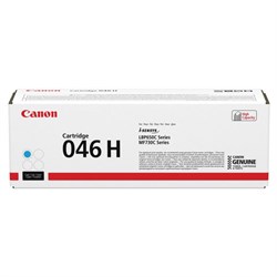 Картридж лазерный CANON (046HC) i-SENSYS LBP653Cdw / 654Cx / MF732Cdw / 734Cdw, голубой, ресурс 5000 страниц, оригинальный, 1253C002 - фото 13116736