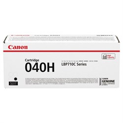 Картридж лазерный CANON (040H) i-SENSYS LBP710CX / 712CX, черный, ресурс 12500 страниц, оригинальный, 0461C001 - фото 13116745