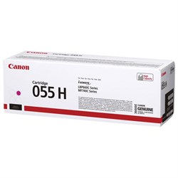 Картридж лазерный CANON (055HM) для LBP663/664/MF742/744/746, пурпурный, оригинальный, ресурс 5900 страниц, 3018C002 - фото 13116834