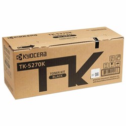 Тонер-картридж KYOCERA (TK-5270K) M6230cidn/M6630cidn/P6230cdn, черный, оригинальный, ресурс 8000 страниц, 1T02TV0NL0 - фото 13117057