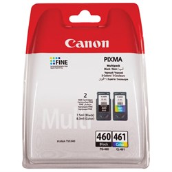 Картридж струйный CANON (PG-460/CL-461) для Pixma TS5340, оригинальный КОМПЛЕКТ 2 цвета, 3711C004 - фото 13117116