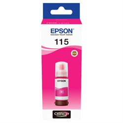 Чернила EPSON 115 (C13T07D34A) для СНПЧ L8160/L8180, пурпурные, объем 70 мл, ОРИГИНАЛЬНЫЕ - фото 13117237