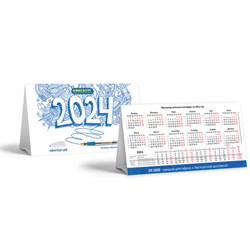 Календарь-домик на 2024 г., корпоративный базовый, дилерский, ОФИСБУРГ, 505970 - фото 13123950