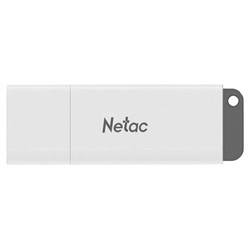 Флеш-диск 32GB NETAC U185, USB 2.0, белый, NT03U185N-032G-20WH