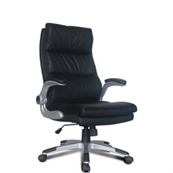 Кресло офисное BRABIX "Fregat EX-510", рециклированная кожа, черное, 530863 - фото 13125204