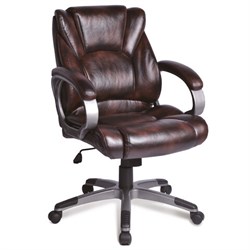 Кресло офисное BRABIX "Eldorado EX-504", экокожа, коричневое, 530875 - фото 13125246