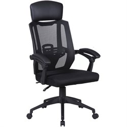 Кресло офисное BRABIX &quot;Nexus ER-401&quot;, с подголовником, черное, 531835