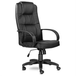Кресло офисное "Премьер", кожзам, черное - фото 13125940