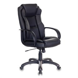 Кресло офисное CH-839/BLACK, экокожа, черное - фото 13126360