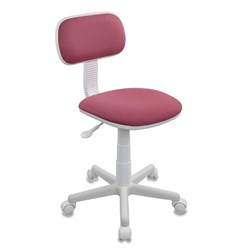 Кресло детское CH-W201NX, без подлокотников, пластик белый, розовое, 477005 - фото 13127490