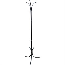 Вешалка-стойка Нова-5, 1,89 м, основание 46х52 см, 3 крючка, металл, черная - фото 13129156