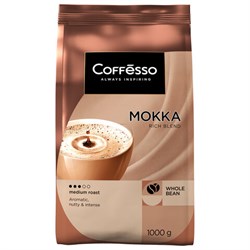 Кофе в зернах COFFESSO "Mokka", 1 кг, 102485 - фото 13132727