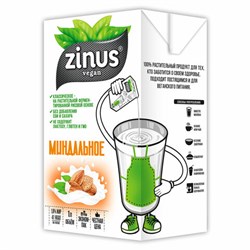 Миндальное молоко ZINUS, 1 л - фото 13132814