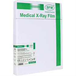 Рентгеновская пленка зеленочувствительная, SFM X-Ray GF, КОМПЛЕКТ 100 л., 24х30 см, 629099 - фото 13132947
