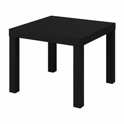 Стол журнальный "Лайк" аналог IKEA (550х550х440 мм), черный - фото 13133610