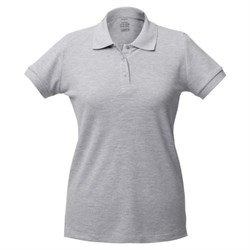 Рубашка поло женская Virma Lady, серый меланж - фото 13137445