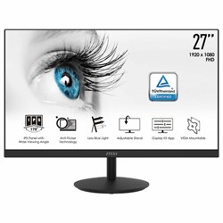 Монитор MSI Pro MP271A 27&quot; (68,6 см), 1920x1080, 16:9, IPS, 5 ms, 250 cd, HDMI, VGA, черный