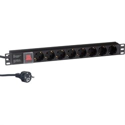 Блок розеток ExeGate ServerPro PDU-19H802 Al-8S-EU1.8CU-SW - фото 13205706