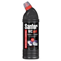 Средство для чистки сантехники Sanfor WC gel Special Black - фото 13206558