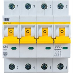 Автоматический выключатель IEK ВА47-60M - фото 13210022