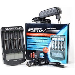 Интеллектуальное зарядное устройство Robiton MasterCharger Pro LCD - фото 13210799