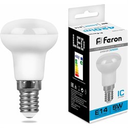 Светодиодная лампа FERON LB-439 5W 230V E14 6400K - фото 13215803