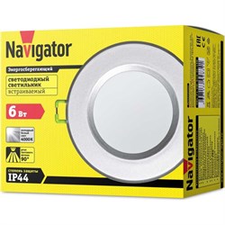 Точечный светильник Navigator 94 834 NDL-P1-6W-840-SL-LED - фото 13221735