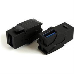 Вставка Hyperline KJ1-USB-VA3-BK - фото 13222226