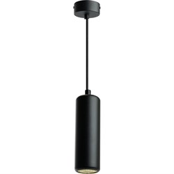 Потолочный светильник FERON ml1841barrel echo levitation mr16 35w, 230v, gu10, чёрный, с антибликовой сеточкой, на подвесе 1,7 м - фото 13226890