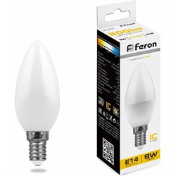 Светодиодная лампа FERON LB-570 9W 230V E14 2700K - фото 13231254