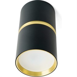 Потолочный светильник FERON ml186 barrel zen mr16 gu10 35w 230v, черный, золото - фото 13231802