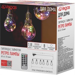 Электрогирлянда VEGAS Ретро лампы - фото 13234369
