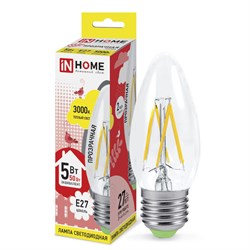 Светодиодная лампа IN HOME LED-СВЕЧА-deco - фото 13235008