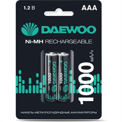 Аккумулятор Daewoo AAA (1000mAh) Ni-MH BL-2 - фото 13235235