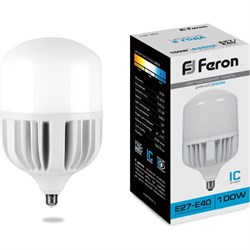 Светодиодная лампа FERON 100W 230V E40 6400K, LB-65 - фото 13242107