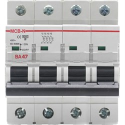 Автоматический выключатель Akel ВА47-MCB-N-4P-D6-AC - фото 13245030