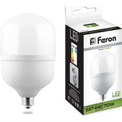 Светодиодная лампа FERON 70W 230V E40 4000K, LB-65 - фото 13249909