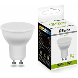 Светодиодная лампа FERON LB-560 9W 230V GU10 4000K - фото 13252809