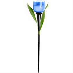Садовый светильник Uniel Синий тюльпан USL-C-454/PT305 BLUE TULIP - фото 13255920
