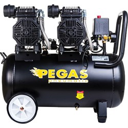 Бесшумный безмасляный компрессор Pegas pneumatic PG-2800*2 - фото 13268385