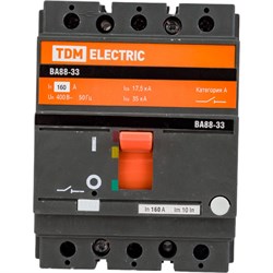 Автоматический выключатель TDM ВА88-33 - фото 13272350