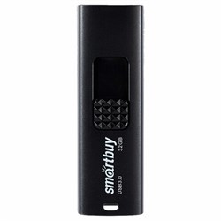 Флеш-диск 32 GB SMARTBUY Fashion USB 3.0, черный, SB032GB3FSK - фото 13277046