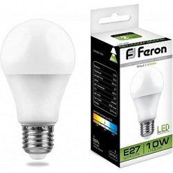 Светодиодная лампа FERON LB-92 Шар E27 10W 4000K - фото 13282401
