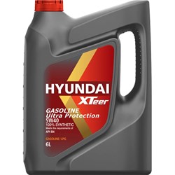 Синтетическое моторное масло HYUNDAI XTeer XTeer Gasoline Ultra Protection 5W40_SN - фото 13286156